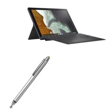 Imagem de Caneta Stylus para ASUS Chromebook CM3 CM3000 (Caneta Stylus da BoxWave) – Caneta Stylus capacitiva DualTip, ponta de disco de fibra capacitiva Stylus – Prata metálica