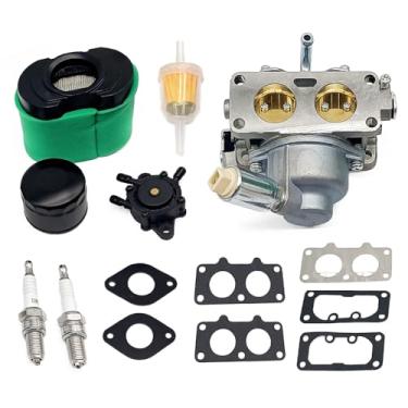 Imagem de MATERIG Kit de carburador adequado para cortador de grama Deere Z525E Zero Turn 122 cm motor 724CC Carburador de trator de grama com bomba de filtro de junta vela de ignição