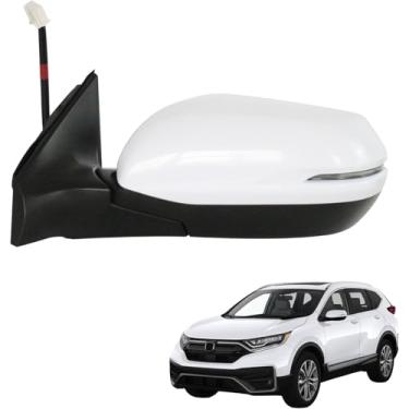 Imagem de Liizoo Espelho lateral para porta de carro compatível com HONDA CRV 2017-2022 lado esquerdo do motorista | Vidro ajustável | Sinal | Aquecido | Monitor esportivo cego | Tinta para combinar | HO1320318
