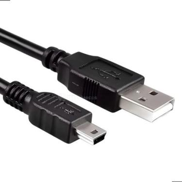 Imagem de Cabo Mini USB V3 Carregamento de Bateria de Câmeras, MP3, MP4, PSP, GP
