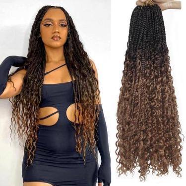 Imagem de Crochet Hair Diha Goddess Box Braids 24 polegadas, 8 pacotes 4-30