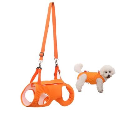 Imagem de SSDHUA Peitoral ajustável para cães com alças para cães idosos com lesões/deficiências nas articulações (P)
