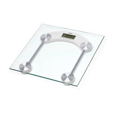 Imagem de Balança Digital Eletrônica Vidro 180kg Multiuso Display Lcd