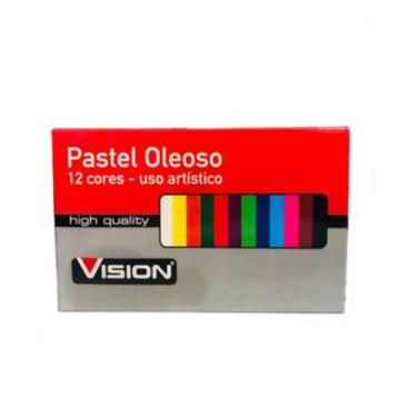 Imagem de Giz Pastel Oleoso Vision com 12 - Visitex, modelo 1