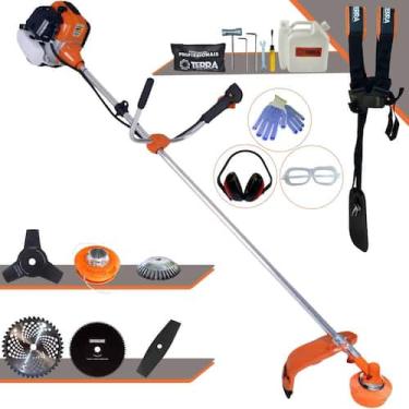 Imagem de Roçadeira Cortador de Grama À Gasolina Terra GR520-XP 52cc 2,5HP 6.500