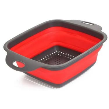Imagem de Escorredo De Alimentos Retrátil Em Silicone Super Prático - Guia de Co
