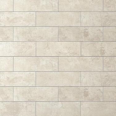 Imagem de VAOVI Revestimento de azulejo chanfrado de metrô fosco para cozinha, banheiro, lareira, parede, 10 x 30 cm (bege, 27 peças)