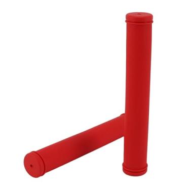 Imagem de Generic Grips de Guidão de Bicicleta, 2pcs Fáceis de Instalar Duradouros Usam a Capa de Guidão de Bicicleta de Borboleta Confortável para para (Vermelho)