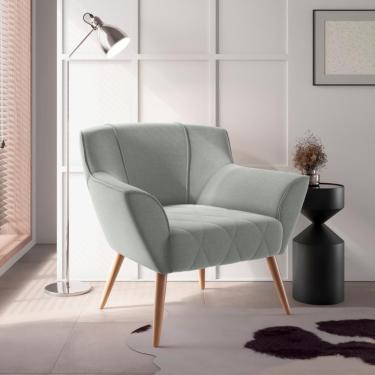 Imagem de Poltrona De Sala Para Decoração Italva Linha Grafite