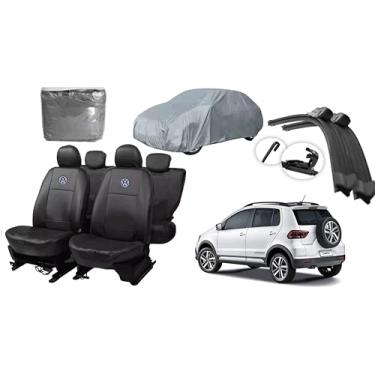 Imagem de Capa de couro +Capa de cobrir + Limpador de para - brisa -VW crosfox 03-22