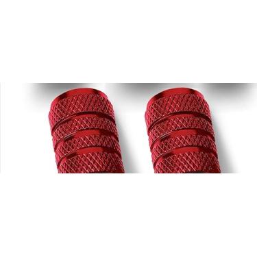 Imagem de 5 peças de tampas de haste de válvula de pneu, tampa de válvula protetora de pneu automotivo de metal, para KIA Soul Stinger Seltos Cadenza K900 Forte NIRO Rio Sportage Sorento todos os modelos tampa