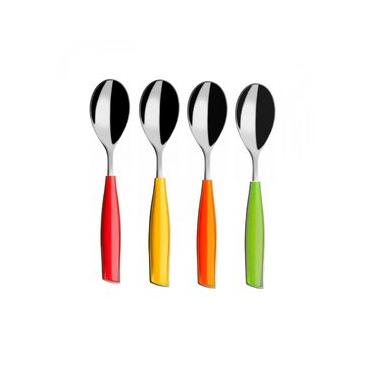 Imagem de Colher de Sopa Mesa Posta Colorida Luxo Glamour Bugatti