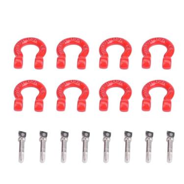 Imagem de Generic Manilha de Reboque de Metal RC Trava Durável para Carro de Esteira de Escalada RC, Forte Resistência Ao Rolamento, Portátil e Fácil de Instalar, para Axial SCX10, TAMIYA, CC01, RC4WD, D90,