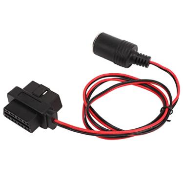 Imagem de AYNEFY Adaptador de Isqueiro Obd2, Material Abs, Proteção contra Sobrecorrente, Fácil de Instalar, para Gravadores de Carro e Dispositivos Gps