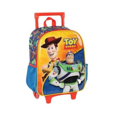 Imagem de Mochila de Rodas Escolar Toy Story Buzz e Woody - Luxcel, Laranja