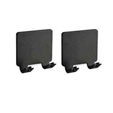 Imagem de Suporte para navalha de barbear multifuncional masculino, gancho de armazenamento para barbeador, prateleira de parede, rack de barbear, banheiro, cozinha, acessórios organizadores, preto, 2