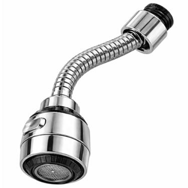 Imagem de Arejador Prolongador para Torneira Cromado 360° Flexível Antirrespingo Econômico