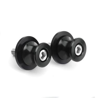 Imagem de Compatível com Trident 660 Tiger 900 800 1200 Street Triple R 765RS Moto Swingarm Spools Slider Stand Screw Accessories (preto)