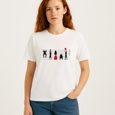 Imagem de Camiseta Feminina Treino Funcional Algodão Premium Super Macia Leve e Confortável-Feminino