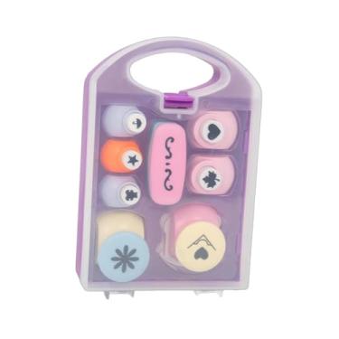 Imagem de Nishiyuenyi Conjunto de 8 Furadores de Papel para Artesanato, Perfurador de Formas Decorativas, Furador para Scrapbooking Artesanal, Material PP Adequado para Pap