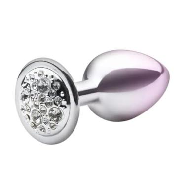 Imagem de Plug Anal 6,8 x 3,2cm Bicolor Acessório Erótico Anal Para Iniciantes Brinquedo Sexual 270