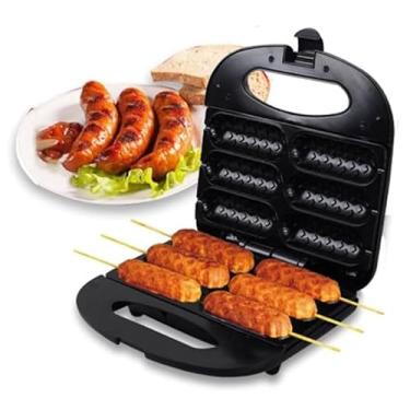 Imagem de Máquina De Salsicha Crepeira Antiaderente hot dog coreano e Crocante Doces e Salgado Suíços - 110v