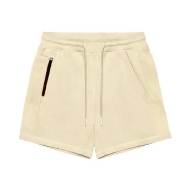 Imagem de Shorts Masculinos De Corrida Com Estampa Camuflada Casual Esportivo Pa