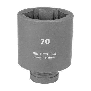 Imagem de Soquete Impacto Longo 1`` 70mm Cromo Molibdênio Stels 1417255
