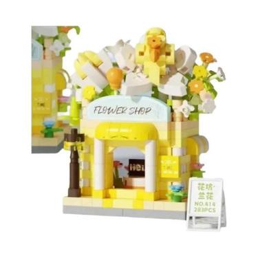 Imagem de Kit De Blocos De Montar DIY Para Meninas: Carro, Food Truck, Sorveteri