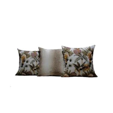 Imagem de Capas de Almofadas 55x55 Tecido Algodão Estampado - Nallu Decor