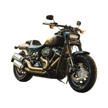 Imagem de Pôster De Corrida De Motocicleta Preto Pesado Em Tela Para Decoração D