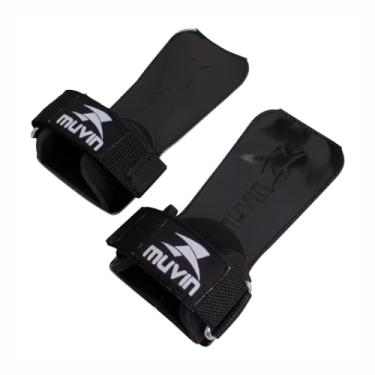 Imagem de Luva Hand Grip Power Muvin – Luva Para Crosstraining – Treino – Punho em EVA Dublado – Para Altas Cargas – Palma em PVC de Alta Resistência – Fechamento em Fecho de Contato – Costura Dupla (G, PRETO)