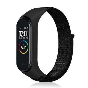 Imagem de Pulseira De Nylon Lisa Para Smartwatch Xiaomi Mi Band 3/4/5/6 - Pop Sh