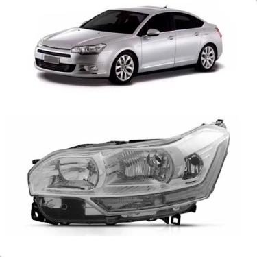 Imagem de Farol para Citroen C5 2008 A 2012 Eletrico Com Motor - TYC, Esquerdo