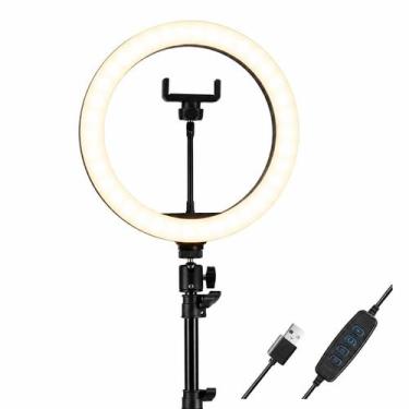 Imagem de Kit Ring Light Profissional 12 Com Tripé e Controle de Luz
