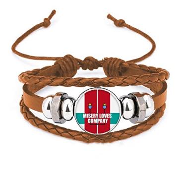 Imagem de un brand Pulseira de couro da Misery Loves Company Art Deco Fashion com ornamento de joias