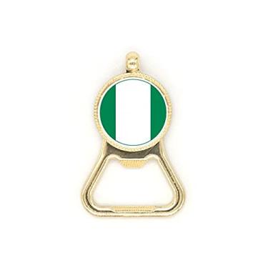 Imagem de Chaveiro de aço inoxidável com emblema nacional da África da Nigéria