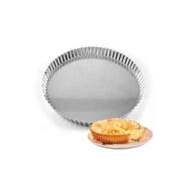 Imagem de Forma Torta Crespa Fundo Falso / Removível 28cm Em Alumínio