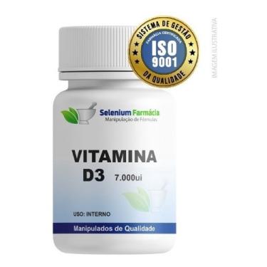 Imagem de Combate A Infertilidade Vitamina D3 7.000ui 60 Cápsulas