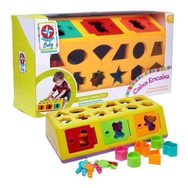 Imagem de Jogo Educativo Caixa Encaixa Peças Criativo Estrela Baby