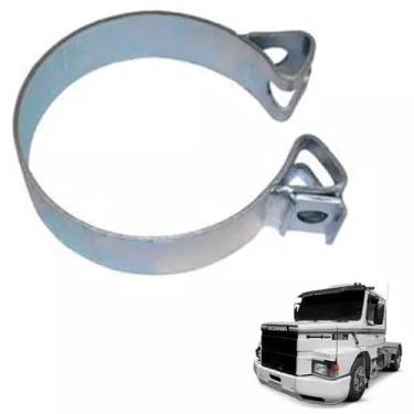 Imagem de ABRACADEIRA SILENCIOSO COM PARAFUSO PARA SCANIA 112 113