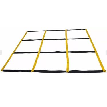 Imagem de Escadas de Agilidade Pro Trainer - Escada de Velocidade - Equipamento Para Treino Funcional - Exercícios - Corrida - Ginástica - Academia - Várias Cores (Amarelo, Quadrada)