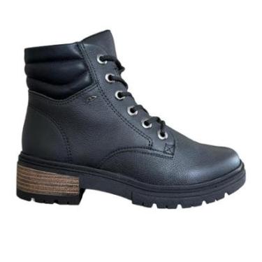 Imagem de Coturno Dakota em Couro Salto Tratorado Feminino G9781 Preto-Feminino
