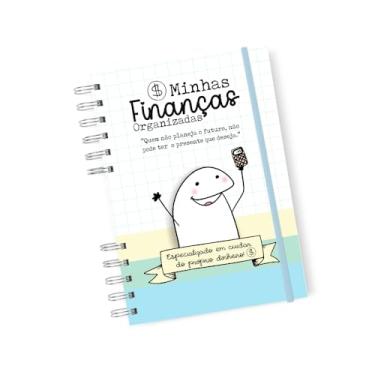Imagem de Caderno Controle Financeiro Flork Planner Mensal capa dura (MASCULINO) A5