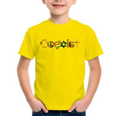 Imagem de Camiseta Infantil Coexistência Pacífica - Foca Na Moda