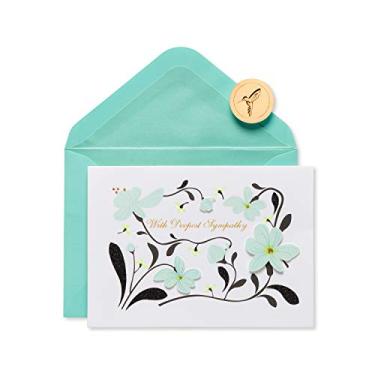 Imagem de Papyrus Cartão de simpatia (floral esculpido em papel)