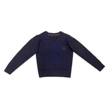 Imagem de Suéter Infantil Ogochi Tricot Marinho-Masculino