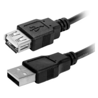 Imagem de Kit 10 Cabos Extensor Extensão Usb 2.0 Macho X Ubs Fêmea 2m - Mixmerca