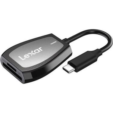 Imagem de Leitor de cartão lexar usb tipo c com dois slots