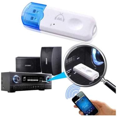 Imagem de Adaptador Receptor Transmissor Musicas Áudio Bluetooth Usb - Lx